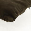 PRADA Pouch Shoulder Bag Nylon Khaki Silver Auth am9274V-14