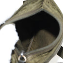 PRADA Pouch Shoulder Bag Nylon Khaki Silver Auth am9274V-20