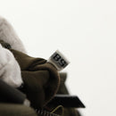 PRADA Pouch Shoulder Bag Nylon Khaki Silver Auth am9274V-23