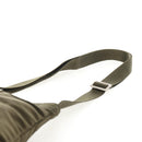 PRADA Pouch Shoulder Bag Nylon Khaki Silver Auth am9274V-9
