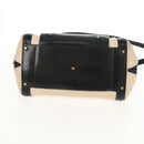 Chloe Little Alice Hand Bag Leather 2way Beige Gold Auth am9275-6