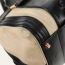 Chloe Little Alice Hand Bag Leather 2way Beige Gold Auth am9275-10