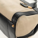 Chloe Little Alice Hand Bag Leather 2way Beige Gold Auth am9275-19