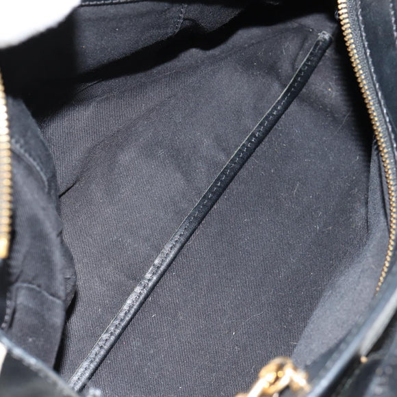 Chloe Little Alice Hand Bag Leather 2way Beige Gold Auth am9275