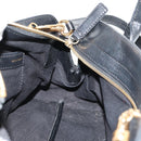 Chloe Little Alice Hand Bag Leather 2way Beige Gold Auth am9275-26