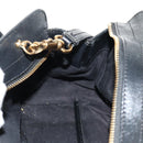 Chloe Little Alice Hand Bag Leather 2way Beige Gold Auth am9275-27