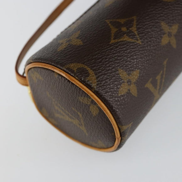 LOUIS VUITTON Monogram Papillon Pouch LV Auth am9279