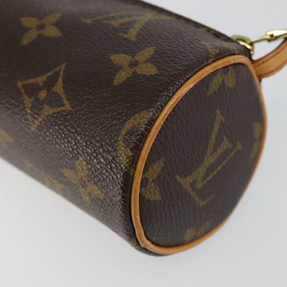 LOUIS VUITTON Monogram Papillon Pouch LV Auth am9279