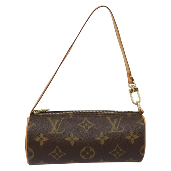 LOUIS VUITTON Monogram Papillon Pouch LV Auth am9279
