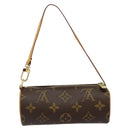 LOUIS VUITTON Monogram Papillon Pouch LV Auth am9279-2
