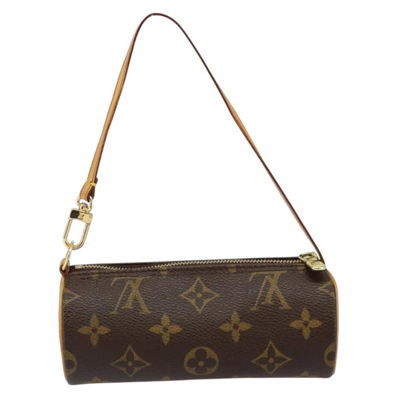 LOUIS VUITTON Monogram Papillon Pouch LV Auth am9279
