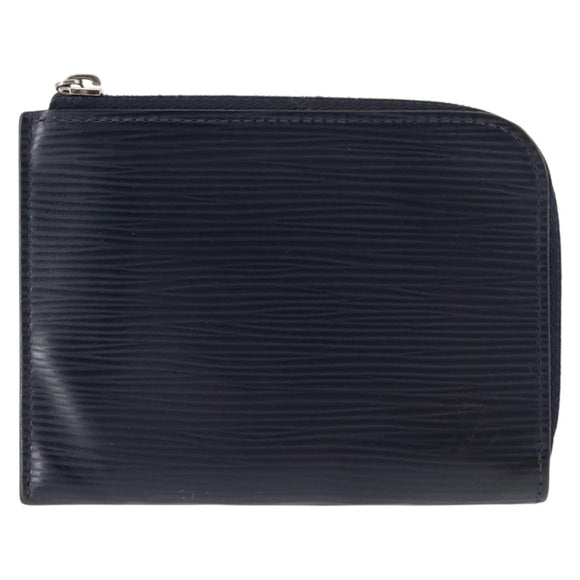 LOUIS VUITTON Epi Porte Monnaie NM Coin Purse Andigo blue LV Auth am9281