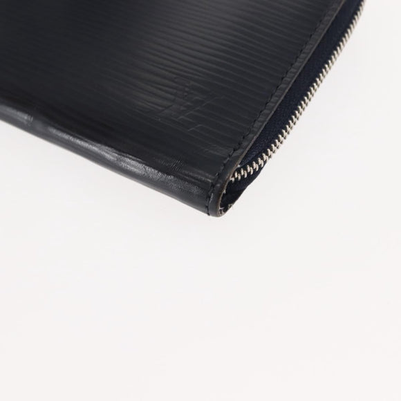 LOUIS VUITTON Epi Porte Monnaie NM Coin Purse Andigo blue LV Auth am9281