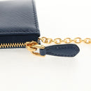 PRADA Key Case Safiano leather Navy Auth am9283V-9