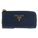 PRADA Key Case Safiano leather Navy Auth am9283V-13