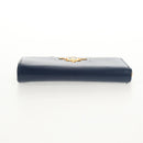 PRADA Key Case Safiano leather Navy Auth am9283V-6