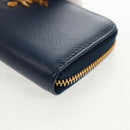 PRADA Key Case Safiano leather Navy Auth am9283V-14