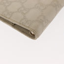 GUCCI GG Canvas Guccissima Day Planner Cover Leather White 115240 Auth am9285-16