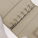 GUCCI GG Canvas Guccissima Day Planner Cover Leather White 115240 Auth am9285-9