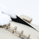 GUCCI GG Canvas Guccissima Day Planner Cover Leather White 115240 Auth am9285-19