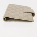 GUCCI GG Canvas Guccissima Day Planner Cover Leather White 115240 Auth am9285-6