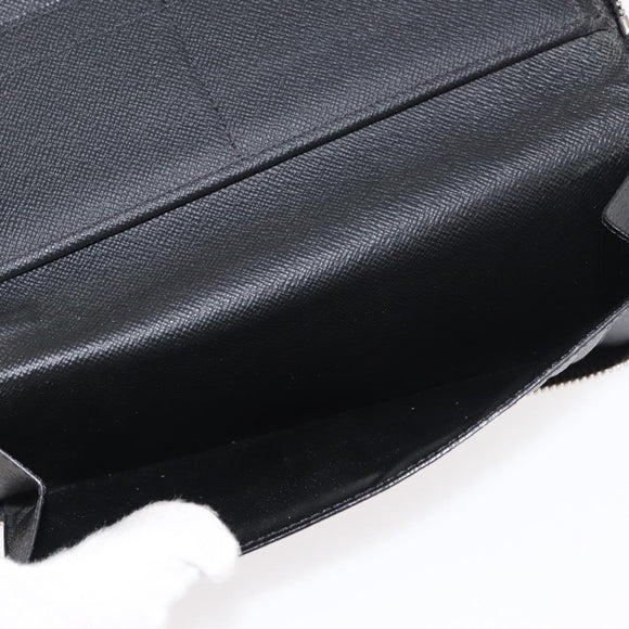LOUIS VUITTON Damier Graphite Zippy Wallet Vertical N63095 LV Auth am9286
