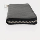 LOUIS VUITTON Damier Graphite Zippy Wallet Vertical N63095 LV Auth am9286-3