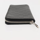 LOUIS VUITTON Damier Graphite Zippy Wallet Vertical N63095 LV Auth am9286-4
