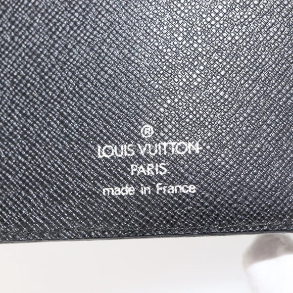 LOUIS VUITTON Epi Agenda MM Day Planner Cover Black R20042 LV Auth am9288