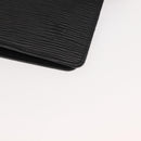 LOUIS VUITTON Epi Agenda MM Dagplanner Omslag Zwart R20042 LV Auth am9288-14
