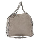 Stella MacCartney Chain Falabella Bag polyester 2way Gray 371223 Auth am9292-1