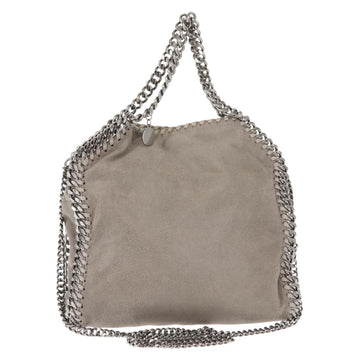 Stella MacCartney Chain Falabella Bag polyester 2way Gray 371223 Auth am9292