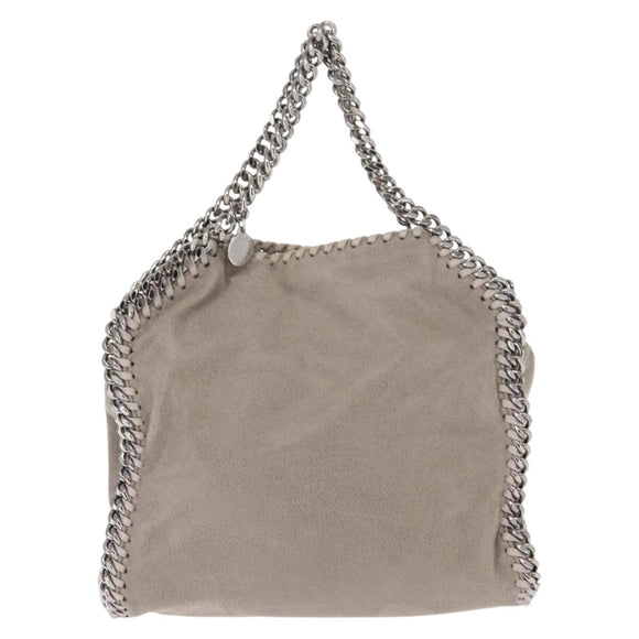 Stella MacCartney Chain Falabella Bag polyester 2way Gray 371223 Auth am9292
