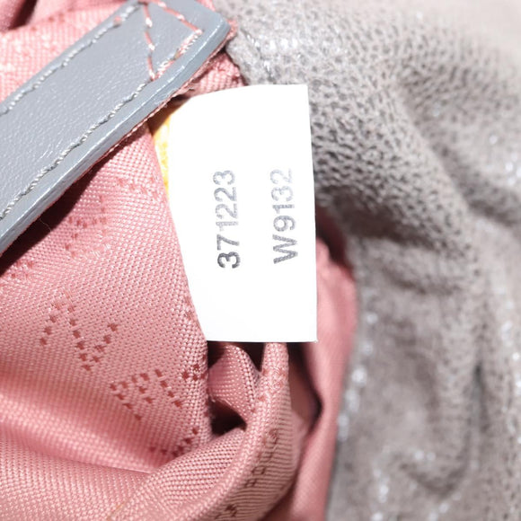 Stella MacCartney Chain Falabella Bag polyester 2way Gray 371223 Auth am9292