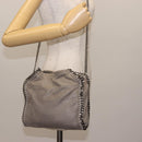 Stella MacCartney Chain Falabella Bag polyester 2way Gray 371223 Auth am9292-24