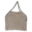 Stella MacCartney Chain Falabella Bag polyester 2way Gray 371223 Auth am9292-2