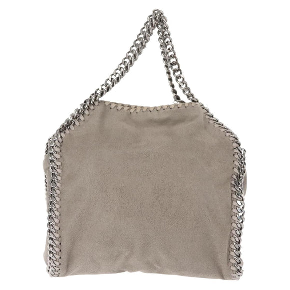 Stella MacCartney Chain Falabella Bag polyester 2way Gray 371223 Auth am9292