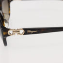 Salvatore Ferragamo Gancini Sunglasses plastic Brown Auth am9295-8