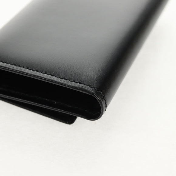 CARTIER Key Case Leather Black Auth am9296V