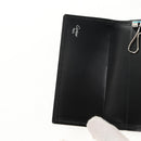 CARTIER Key Case Leather Black Auth am9296V-14