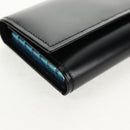 CARTIER Key Case Leather Black Auth am9296V-8