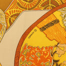 HERMES Carre 90 Scarf ""ART des STEPPES"" Silk Brown Auth am9303-13