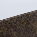 Burberrys Louis Vuitton Monogram Clutch Bag PVC Vintage 3 Set Beige Auth am9305-17