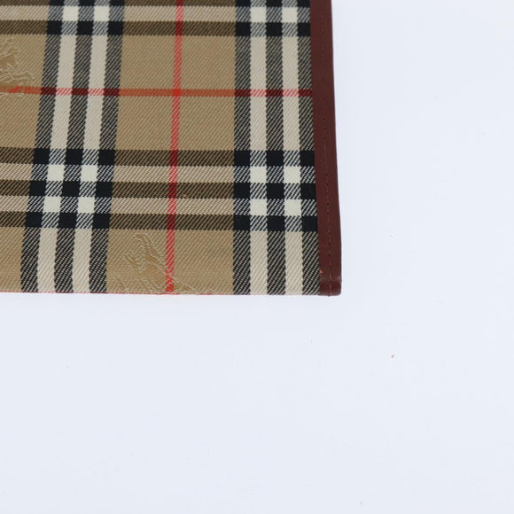 Burberrys Louis Vuitton Monogram Clutch Bag PVC Vintage 3 Set Beige Auth am9305