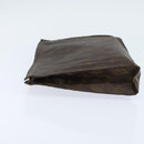 Burberrys Louis Vuitton Monogram Clutch Bag PVC Vintage 3 Set Beige Auth am9305-4