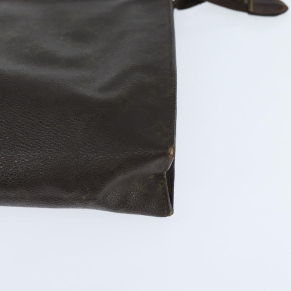 Burberrys Louis Vuitton Monogram Clutch Bag PVC Vintage 3 Set Beige Auth am9305