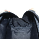 BURBERRY Nova Check Pouch Canvas Beige Silver Auth am9306V-11