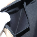 BURBERRY Nova Check Pouch Canvas Beige Silver Auth am9306V-12