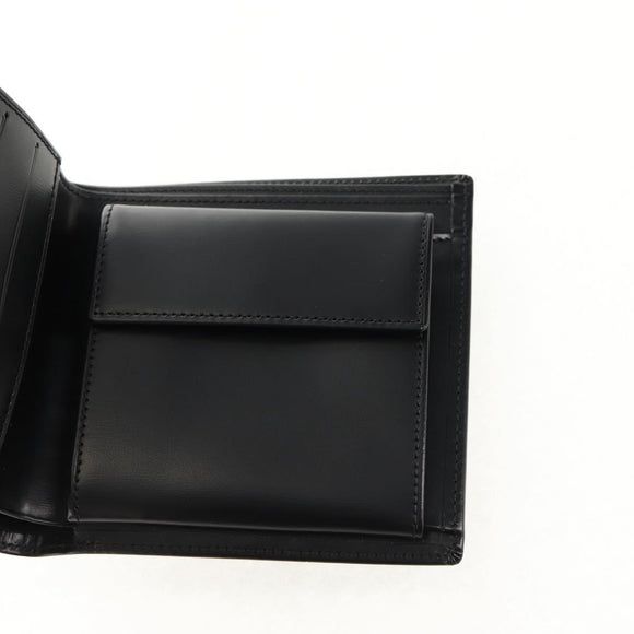 CARTIER Bifold Wallet Leather Black Auth am9307V
