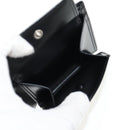 CARTIER Bifold Wallet Leather Black Auth am9307V-9